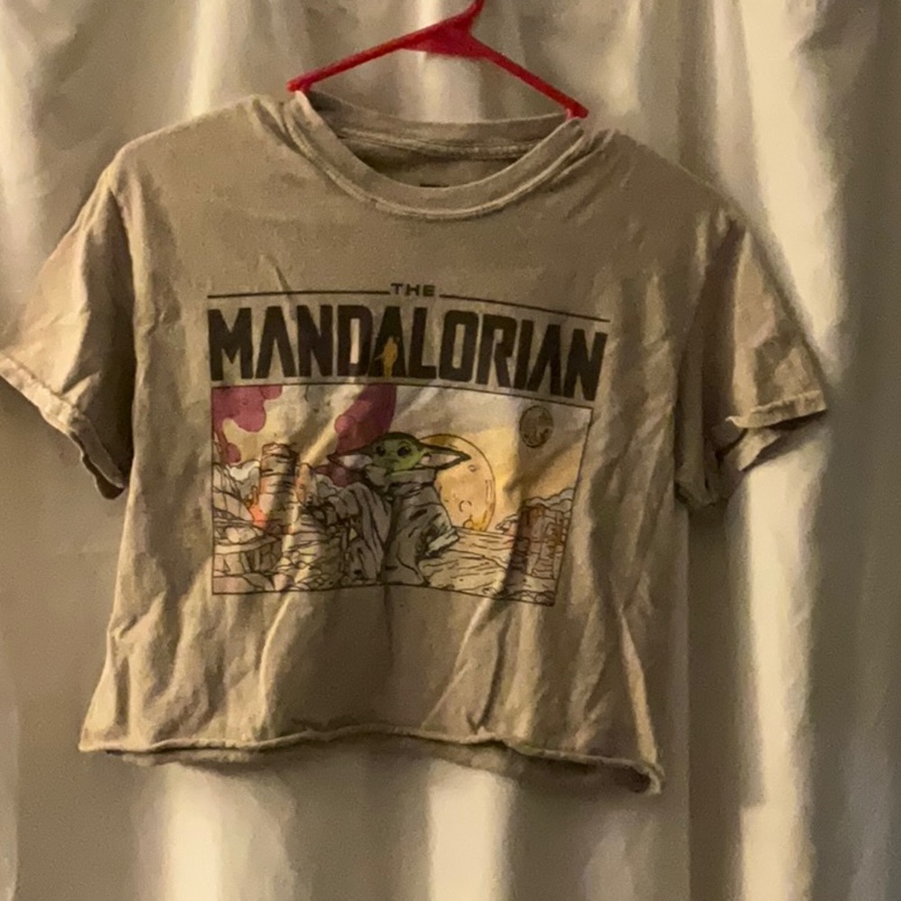 Star Wars Franchise “ The Mandaolorian“ Grogu AKA Baby Yoda Print Halter Top